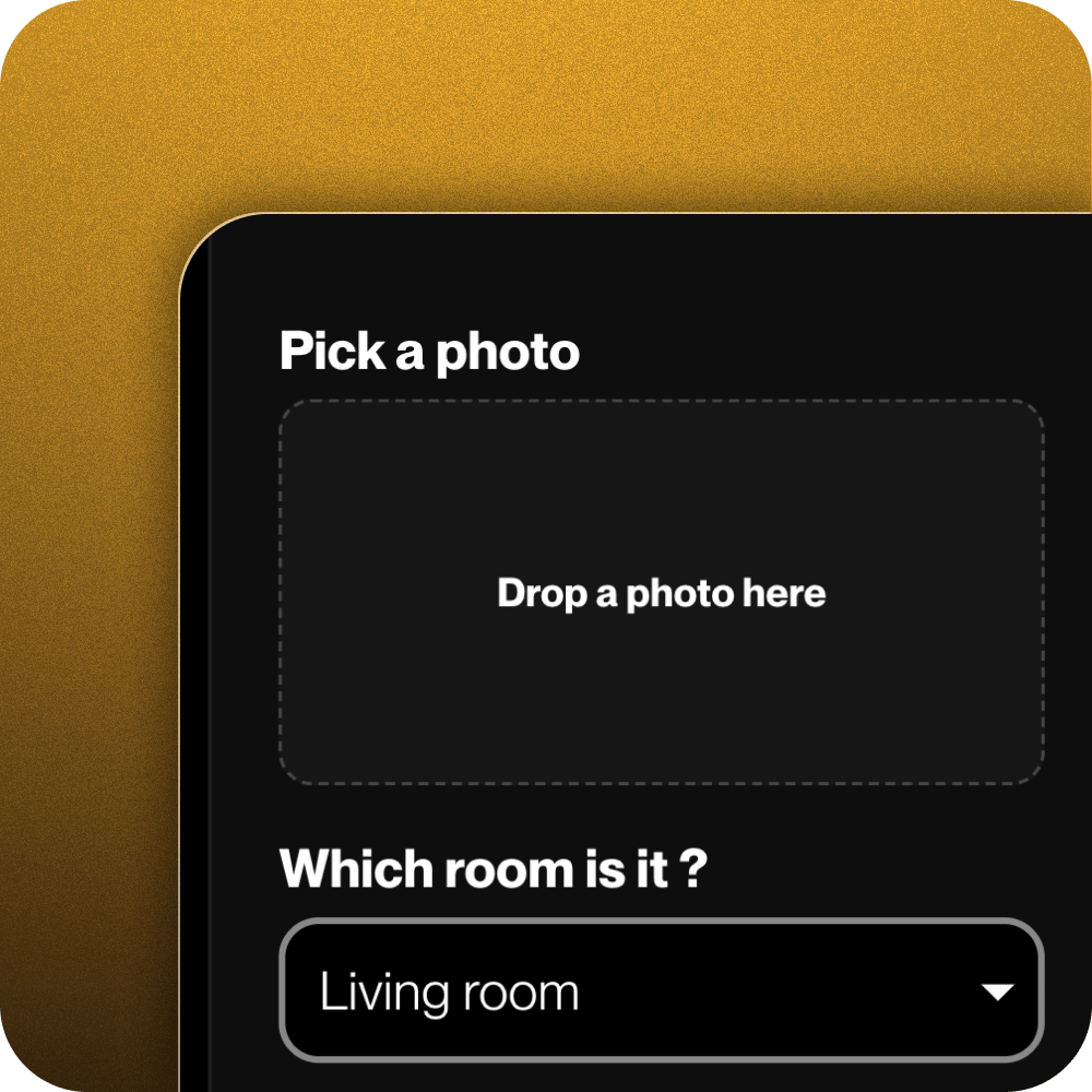 Upload Your Room Photo - Furnished or Empty